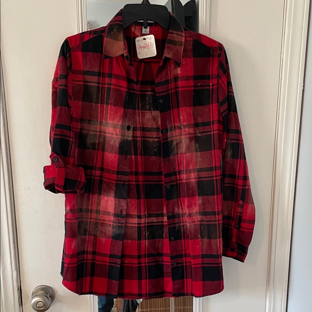 Nwt- Christian Christmas flannel and Santa shirt bundle